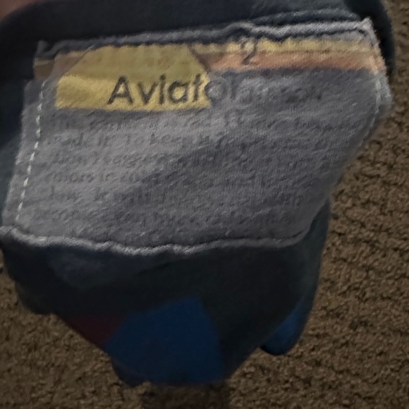 Aviator Nation Kids Charcoal Tee with Rainbow Graphic - Picture 3 of 3